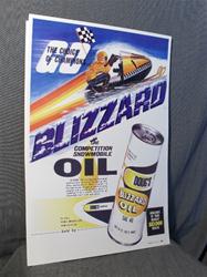 1972 ski doo blizzard 776 oil sled rotax poster snowmobile vintage reproduction parts