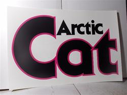 arctic cat  the cat sled dealer poster sign jlo