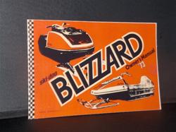 1973 ski doo  blizzard 645 owners book snowmobile vintage reproduction parts