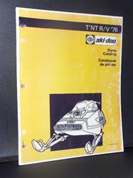 1976 SKI DOO RV tnt sled parts manual