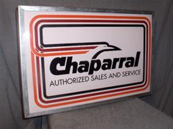 chaparral dealer lighted sign