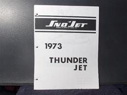 1973 thunder jet part manual yamaha engine snowmobile vintage