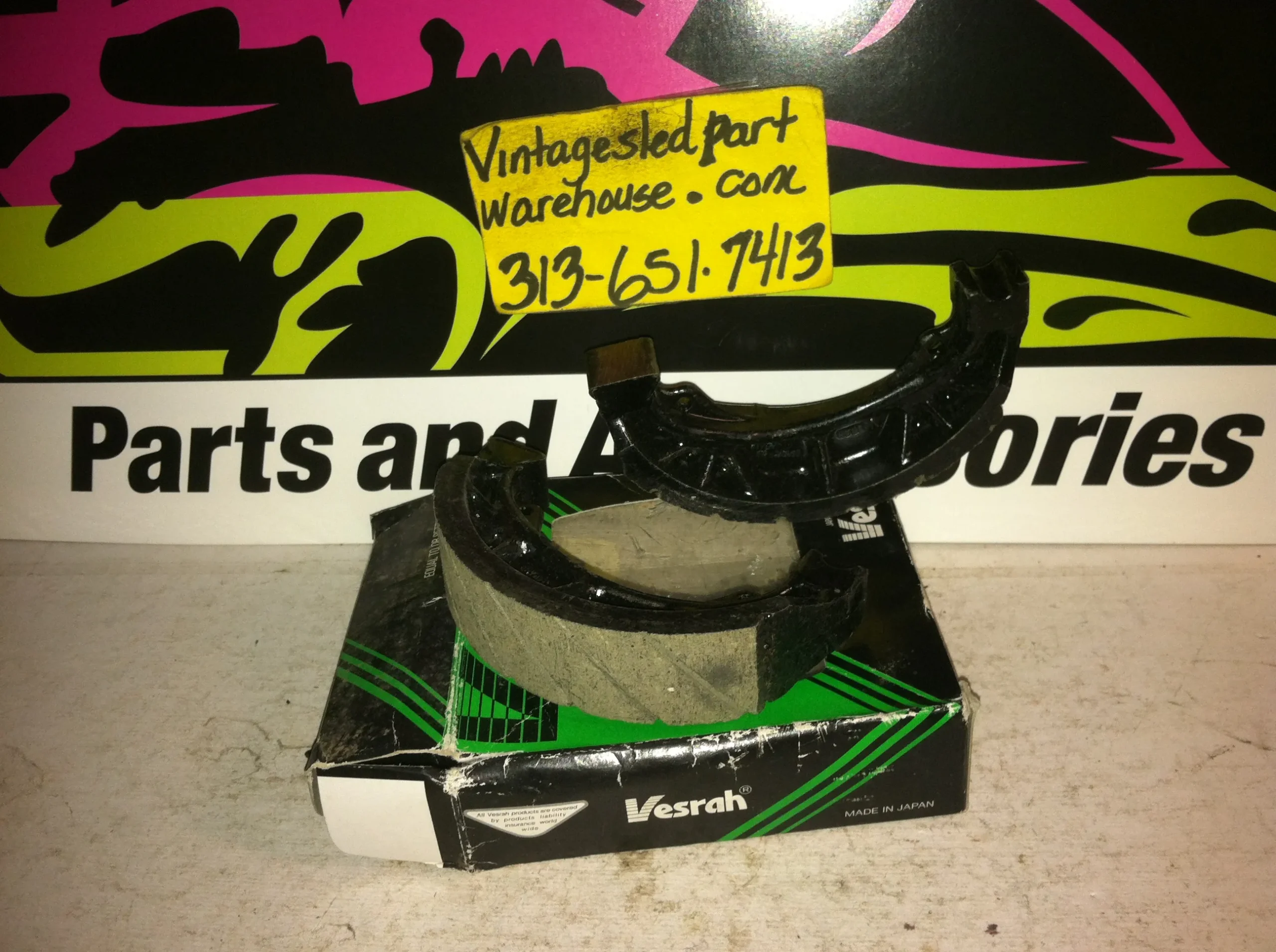 Caltric Front Brake Shoes For Honda XR250 1979-1980 – 90 Day Warranty