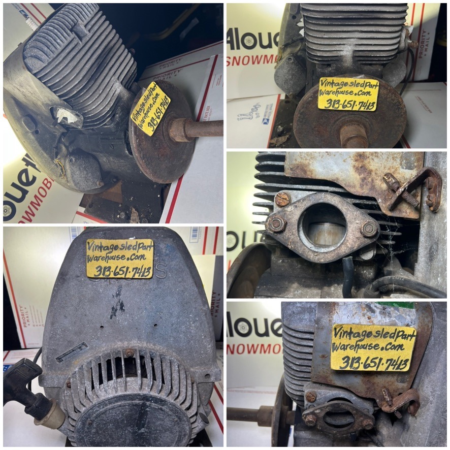 Sachs 340 SS Engine Moto-Ski Vintage Snowmobile thetford Mines Austria ...
