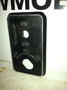 ARCTIC CAT switch plate